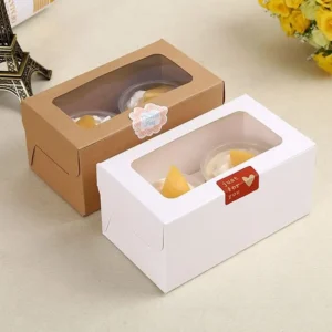 Custom Kraft Cupcake Boxes